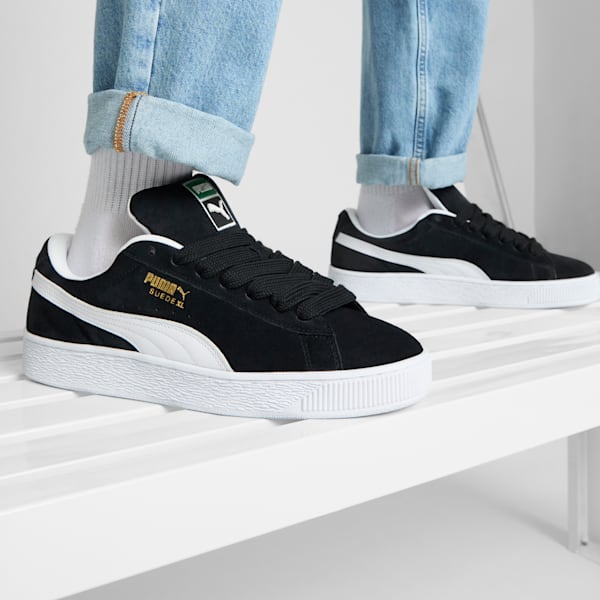 Suede XL Sneakers, PUMA Black-PUMA White, extralarge