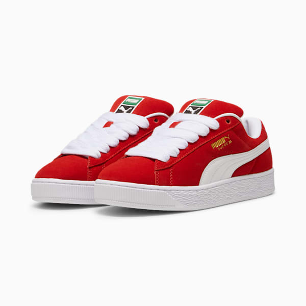 Chaussures Suede XL Homme, For All Time Red-PUMA White, extralarge