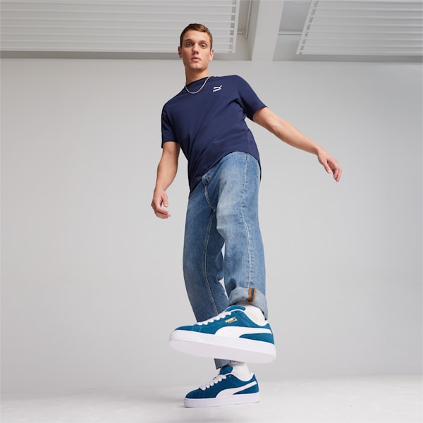 Suede XL Men's Sneakers, Ocean Tropic-PUMA White, extralarge
