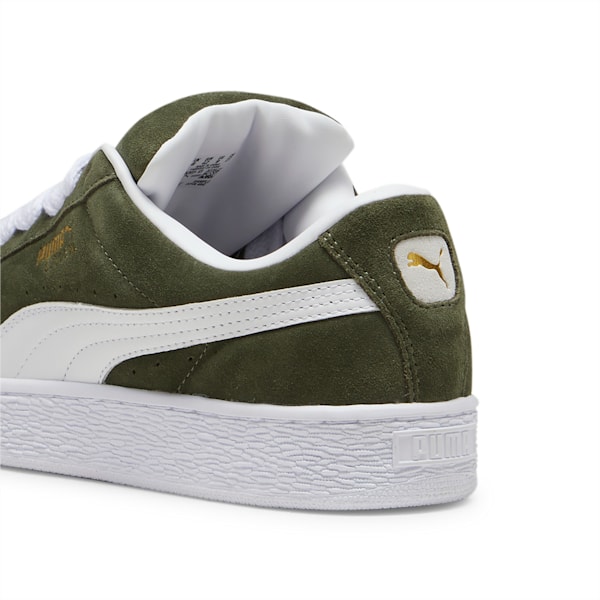 ユニセックス スウェード XL スニーカー, Dark Olive-PUMA White, extralarge-JPN