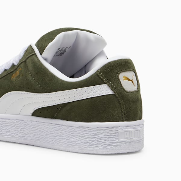 Chaussures Suede XL Homme, Dark Olive-PUMA White, extralarge