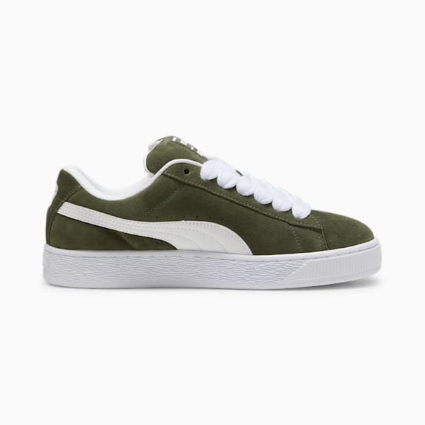 Chaussures Suede XL Homme, Dark Olive-PUMA White, extralarge