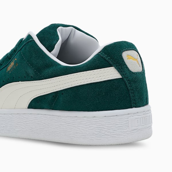 Suede XL Sneakers, Dark Myrtle-Warm White, extralarge-IND