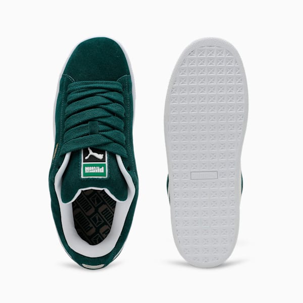 Suede XL Sneakers, Dark Myrtle-Warm White, extralarge-IND