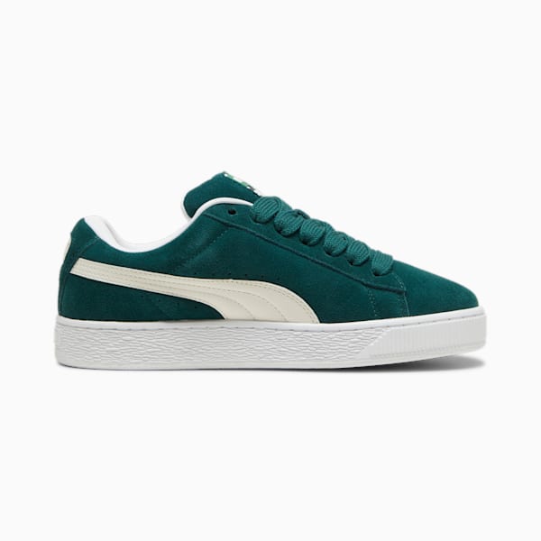 Suede XL Sneakers, Dark Myrtle-Warm White, extralarge