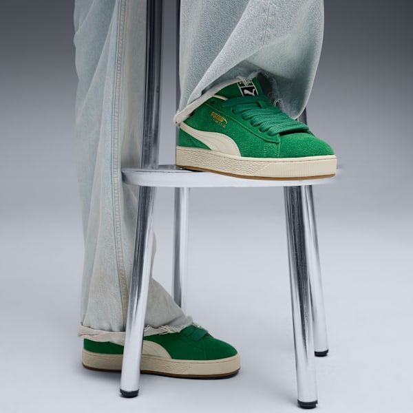 Suede XL Sneakers, Archive Green-Vapor Gray, extralarge
