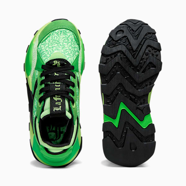 PUMA x LAMELO BALL RS-XL La Francé Big Kids' Sneakers, PUMA Green-Spring Fern-PUMA Black, extralarge