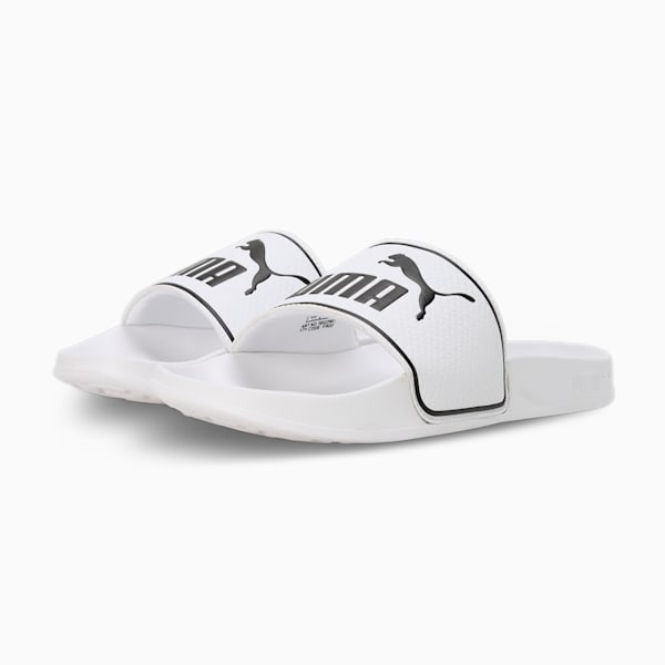Leadcat 2.0 Slides, PUMA White-PUMA Black, extralarge-IND