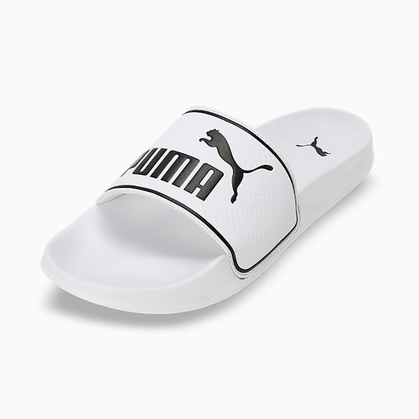 Leadcat 2.0 Slides, PUMA White-PUMA Black, extralarge-IND