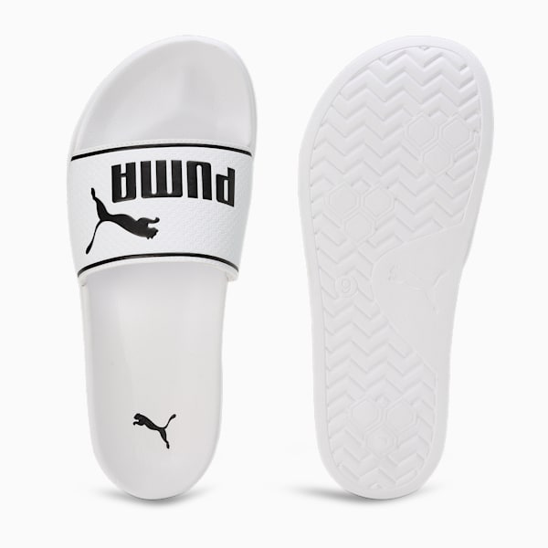 Leadcat 2.0 Slides, PUMA White-PUMA Black, extralarge-IND