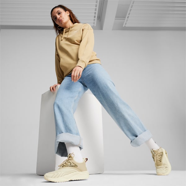 Pacer Beauty I Am The Drama Women's Sneakers, Putty-Sugared Almond-Brown Mushroom, extralarge-IND