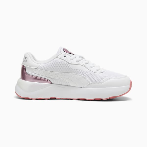 Runtamed Platform GirlPower Women's Sneakers, PUMA White-PUMA Silver-Passionfruit, extralarge-IND