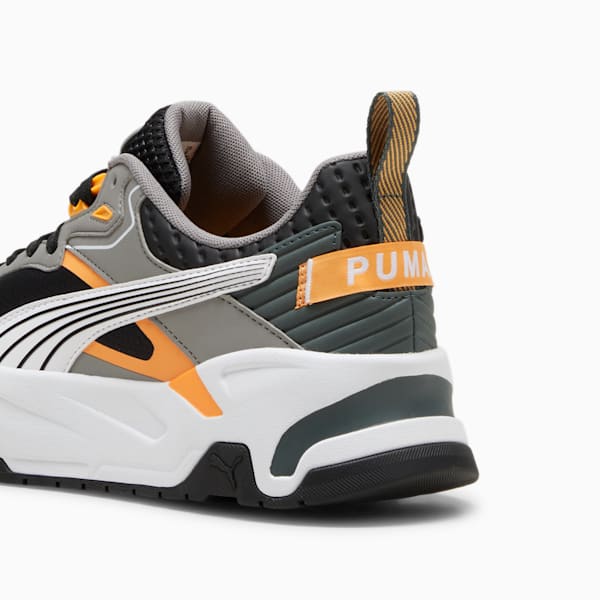 Trinity Desert Road Men's Sneakers, PUMA Black-PUMA White-Stormy Slate-Clementine, extralarge