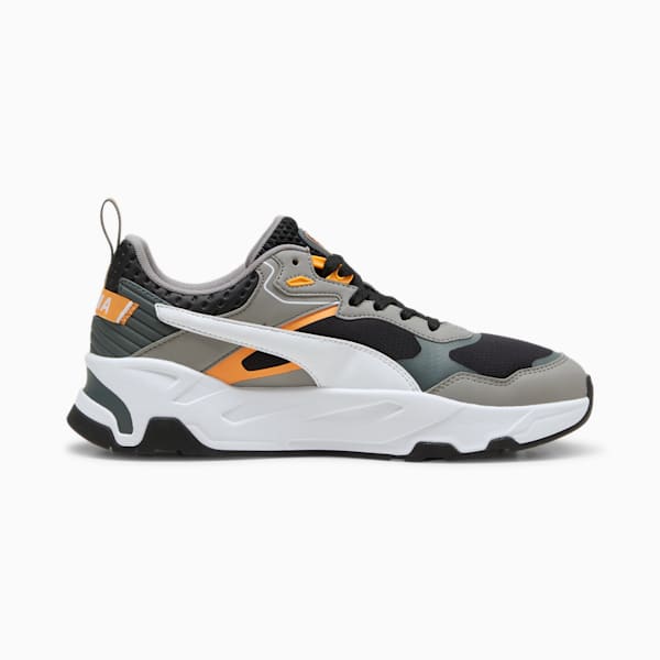 Trinity Desert Road Men's Sneakers, PUMA Black-PUMA White-Stormy Slate-Clementine, extralarge