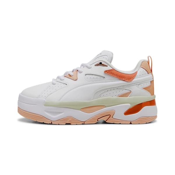 ウィメンズ ブラスター スニーカー, PUMA White-Deeva Peach, extralarge-JPN