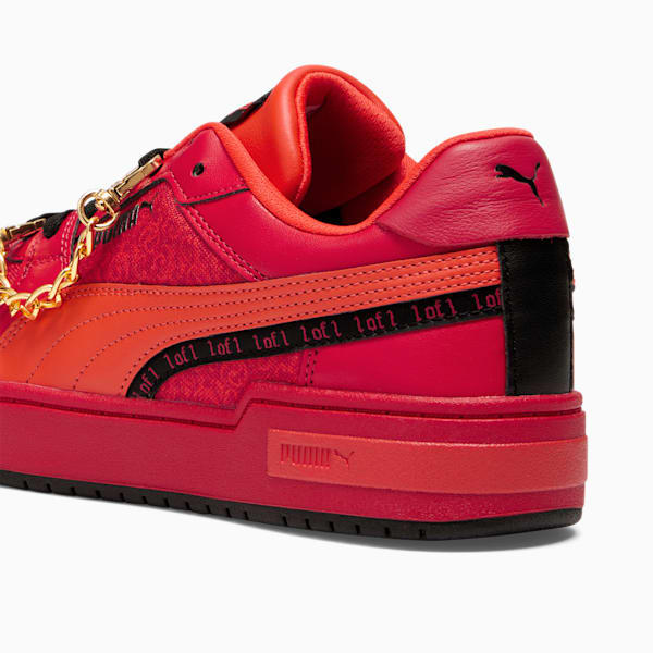 PUMA x LAMELO BALL LaFrancé CA Pro Men's Sneakers, For All Time Red-Dark Orange-PUMA Black, extralarge