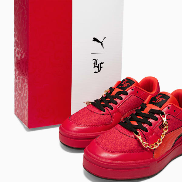 PUMA x LAMELO BALL LaFrancé CA Pro Men's Sneakers, For All Time Red-Dark Orange-PUMA Black, extralarge