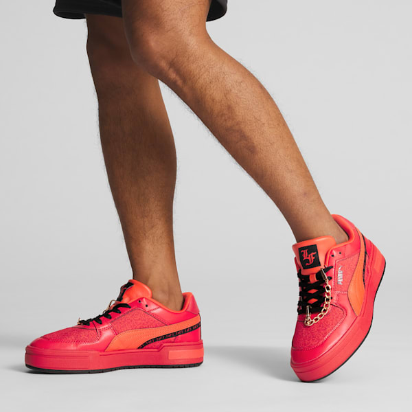 Tenis para hombre PUMA x LAMELO BALL LaFrancé CA Pro, For All Time Red-Dark Orange-PUMA Black, extralarge