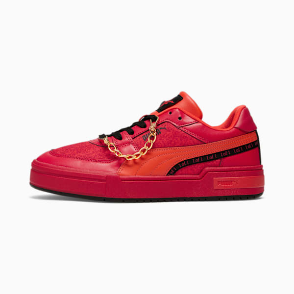 PUMA x LAMELO BALL LaFrancé CA Pro Men's Sneakers, For All Time Red-Dark Orange-PUMA Black, extralarge