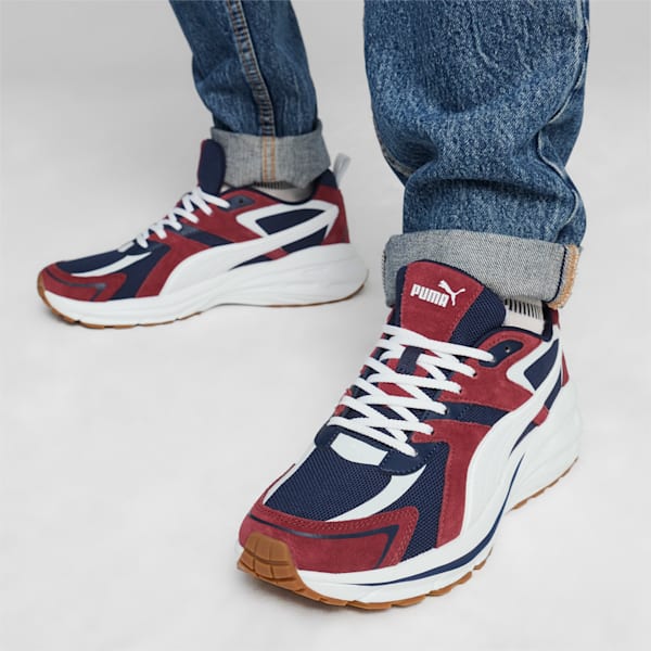 Hypnotic LS Men's Sneakers, Club Navy-PUMA White-Team Regal Red, extralarge