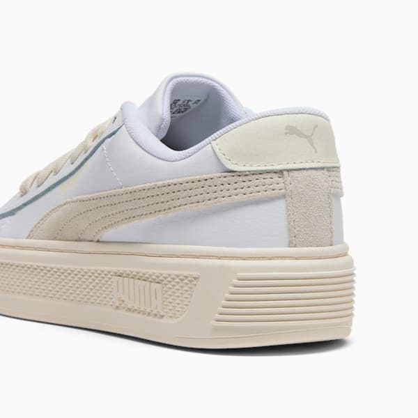 Tenis para mujer Mono Twist Smash 3.0, PUMA White-Vapor Gray-Warm White, extralarge