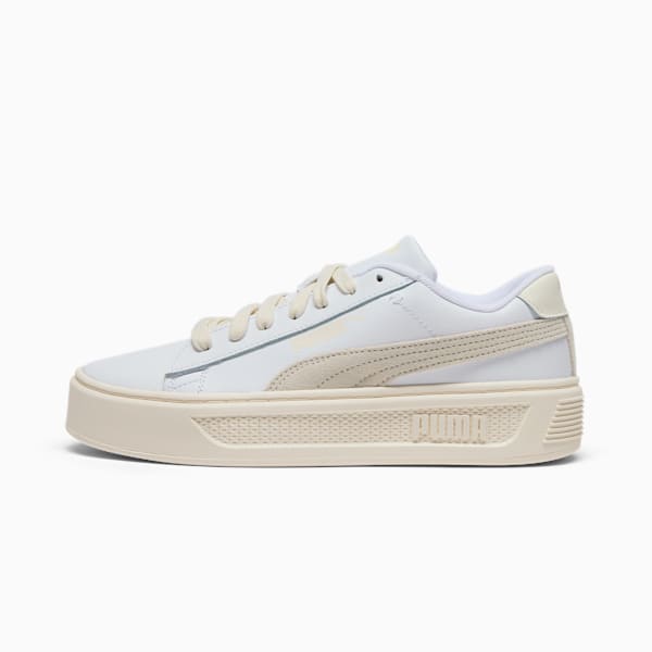 Tenis para mujer Mono Twist Smash 3.0, PUMA White-Vapor Gray-Warm White, extralarge