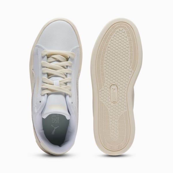 Tenis para mujer Mono Twist Smash 3.0, PUMA White-Vapor Gray-Warm White, extralarge