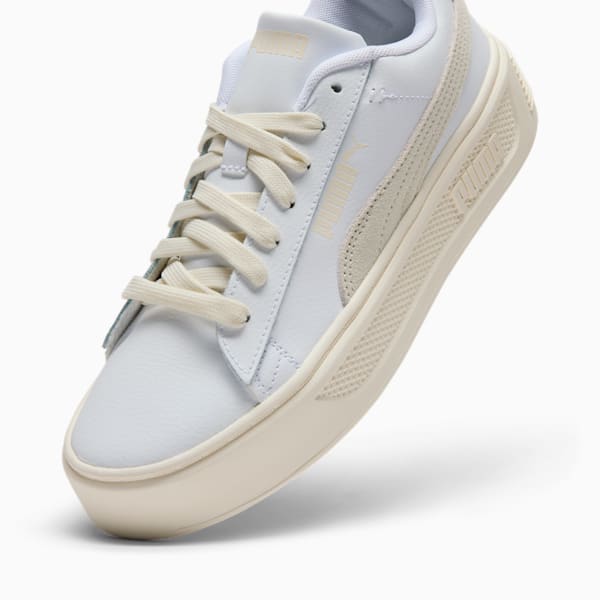 Tenis para mujer Mono Twist Smash 3.0, PUMA White-Vapor Gray-Warm White, extralarge