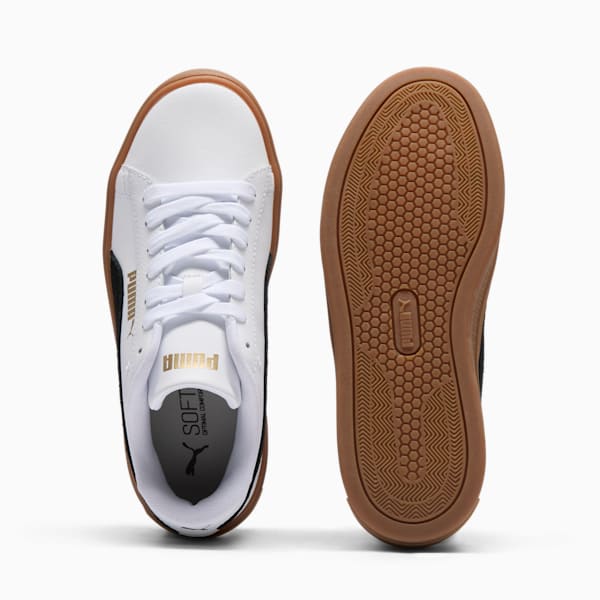 Tenis para mujer Mono Twist Smash 3.0, PUMA White-PUMA Black-Puma Team Gold, extralarge