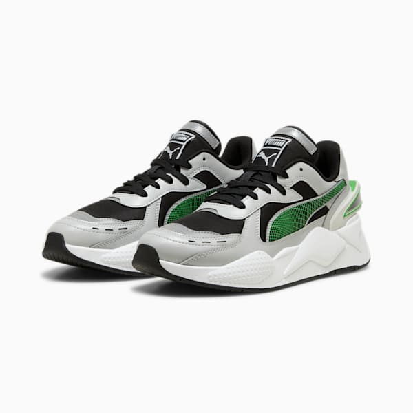 ユニセックス RS-X 40周年記念モデル スニーカー, PUMA Black-Cool Light Gray, extralarge-JPN