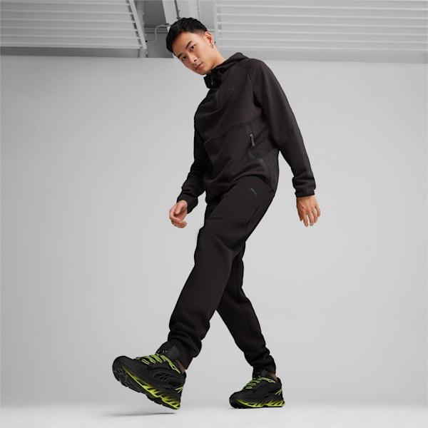 Exotek NITRO™ Men's Racing Sneakers, PUMA Black-Electric Lime, extralarge