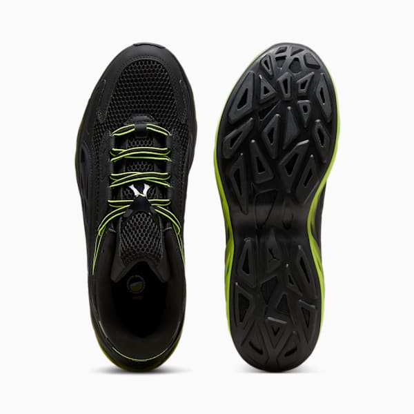 Exotek NITRO™ Men's Racing Sneakers, PUMA Black-Electric Lime, extralarge
