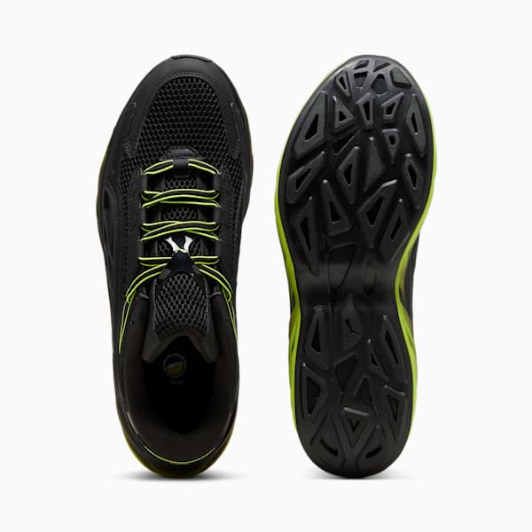 Tenis Exotek NITRO™ Racing Line, PUMA Black-Electric Lime, extralarge