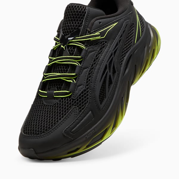 Tenis Exotek NITRO™ Racing Line, PUMA Black-Electric Lime, extralarge