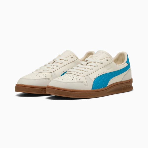 Indoor OG Men's Sneakers, Frosted Ivory-Tropical Blue, extralarge