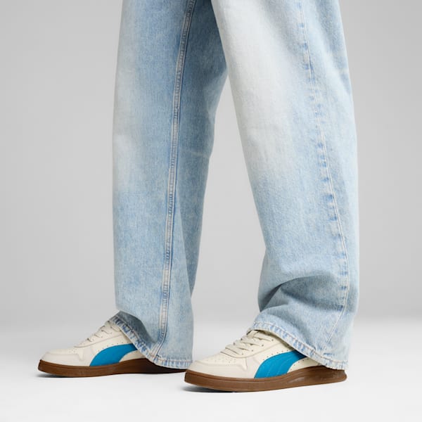 Indoor OG Men's Sneakers, Frosted Ivory-Tropical Blue, extralarge