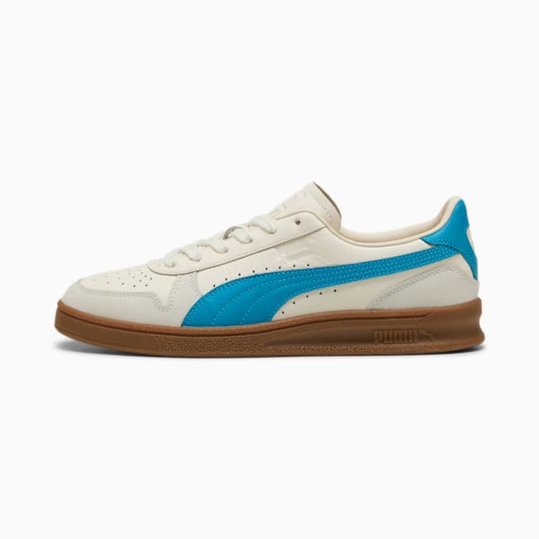 Indoor OG Men's Sneakers, Frosted Ivory-Tropical Blue, extralarge