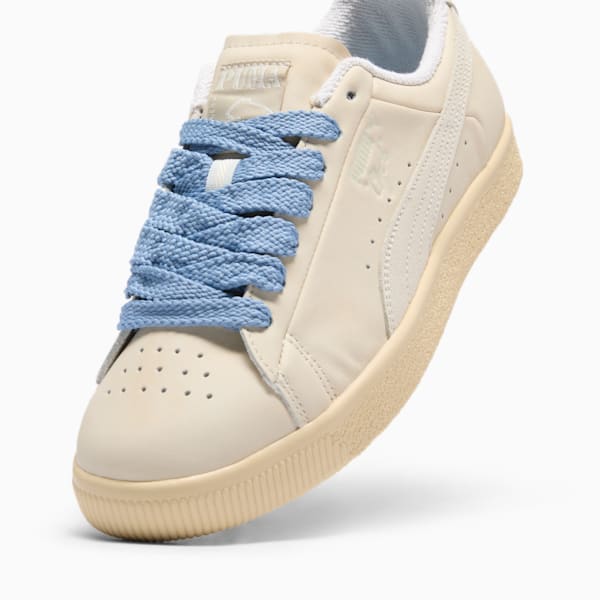 Clyde Basketball Nostalgia Sneakers, Alpine Snow-Chamomile, extralarge