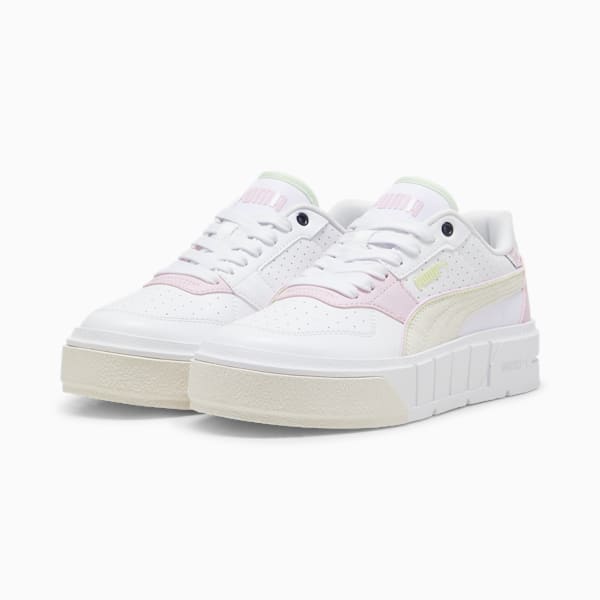 Tenis juvenil PUMA Cali Court Match, PUMA White-Warm White, extralarge