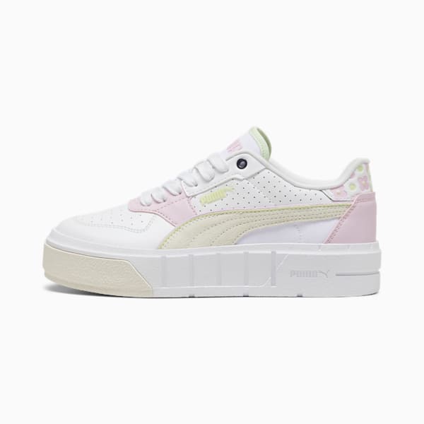 Tenis juvenil PUMA Cali Court Match, PUMA White-Warm White, extralarge