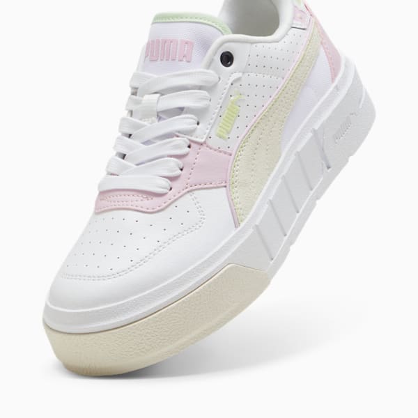 PUMA Cali Court Match Big Kids' Sneakers, PUMA White-Warm White, extralarge