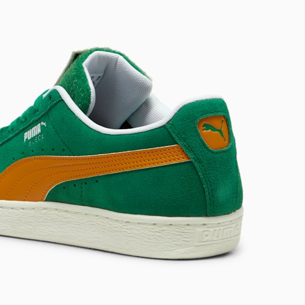 For the Fanbase Suede Patch Sneakers, Archive Green-Frosted Ivory, extralarge