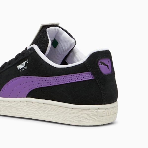 For the Fanbase Suede Patch Sneakers, PUMA Black-Ultraviolet, extralarge