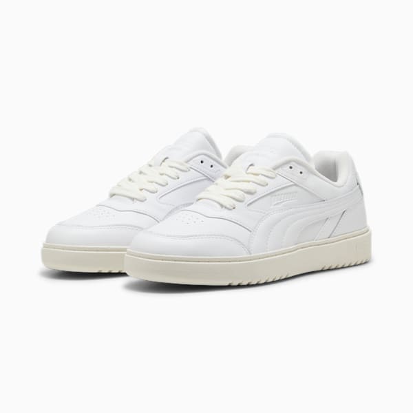 PUMA Doublecourt Club 48 Unisex Sneakers, PUMA White-Warm White, extralarge-IND