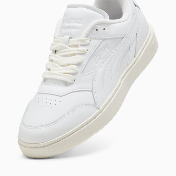 PUMA Doublecourt Club 48 Unisex Sneakers, PUMA White-Warm White, extralarge-IND