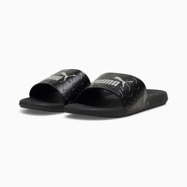 Cool Cat 2.0 Superlogo Men's Sandals, PUMA Black-Smokey Gray, extralarge