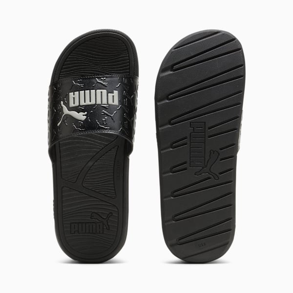 Cool Cat 2.0 Superlogo Men's Sandals, PUMA Black-Smokey Gray, extralarge