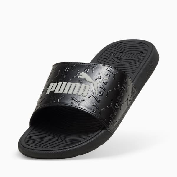 Cool Cat 2.0 Superlogo Men's Sandals, PUMA Black-Smokey Gray, extralarge