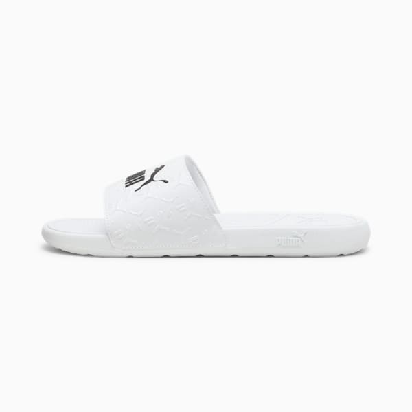 Cool Cat 2.0 Superlogo Men's Sandals, PUMA White-PUMA Black, extralarge