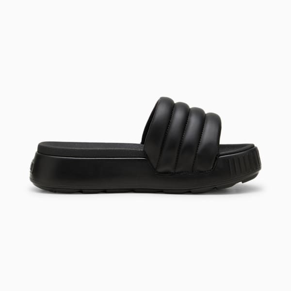 Claquettes Karmen Puffy Femme, PUMA Black-PUMA Black, extralarge